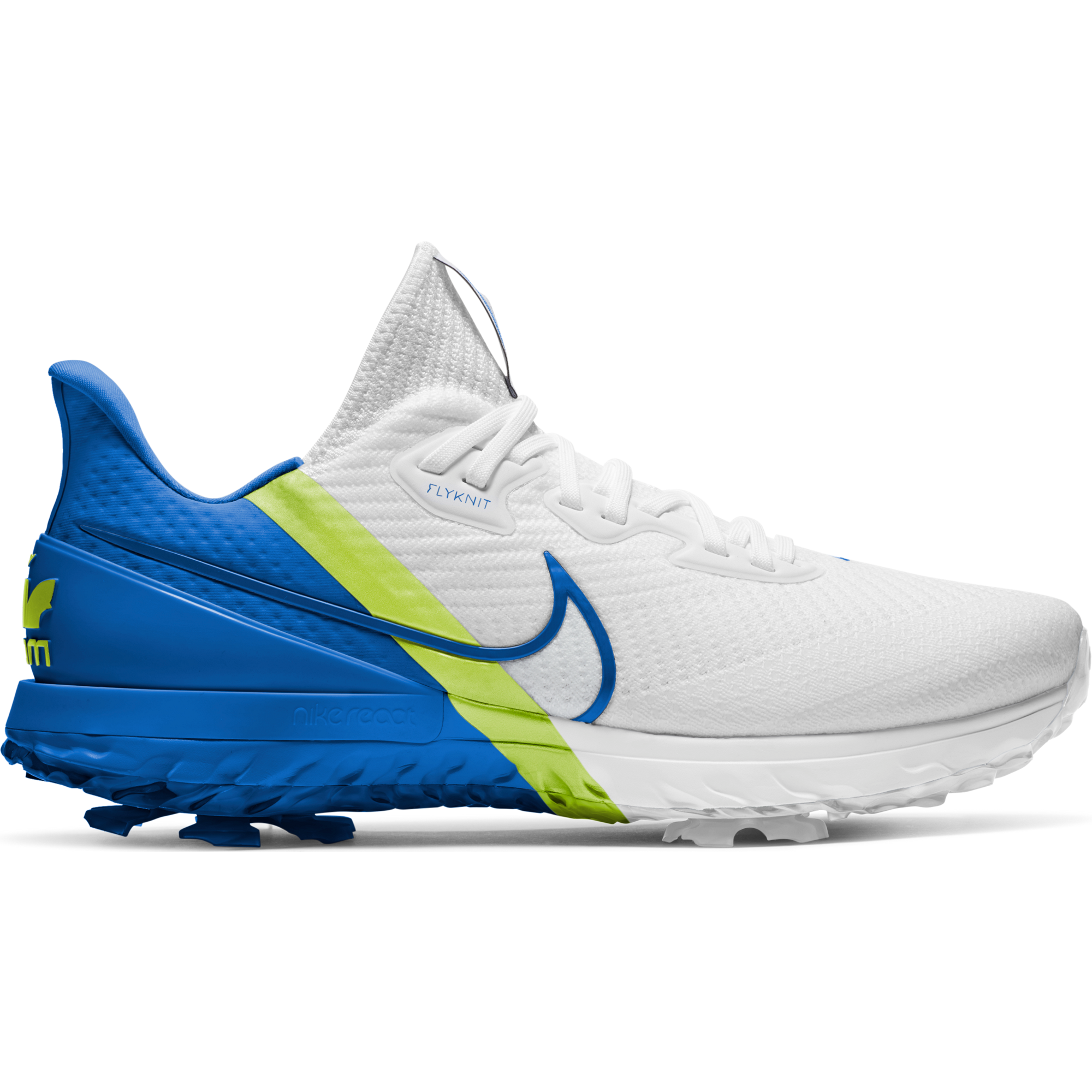Men's Air Zoom Infinity Tour Spiked Golf Shoe - White/Blue/Green 
